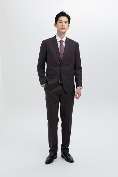 Quần dài kẻ dáng Slim