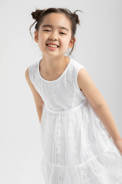 Đầm ren xòe 2 lớp