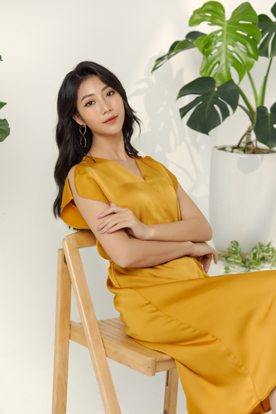 Đầm suông tay liền