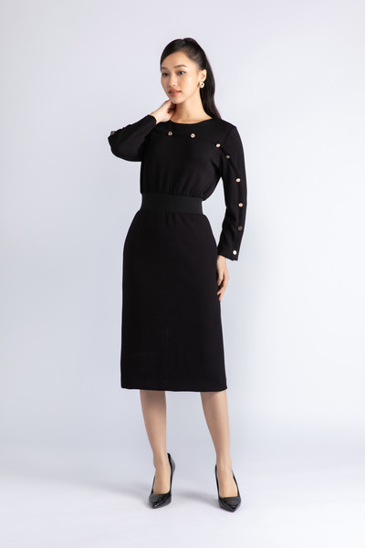 Đầm thun ôm tay lỡ