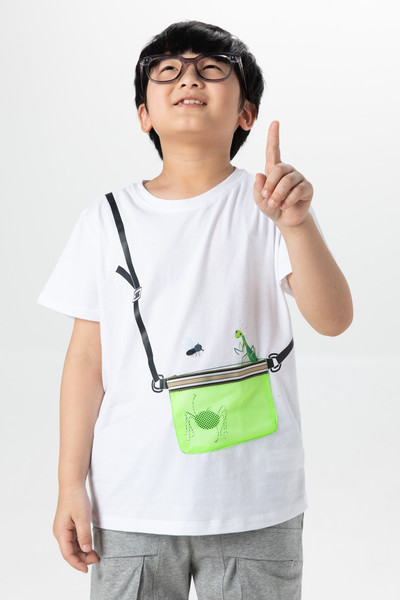 Áo thun phối túi lưới