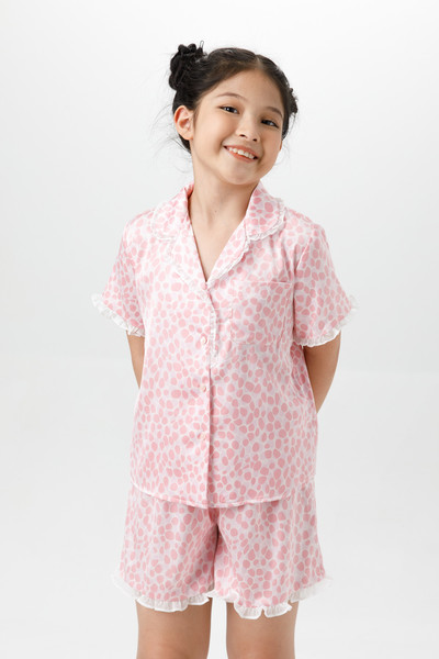 Bộ Pyjama họa tiết chấm ngẫu nhiên