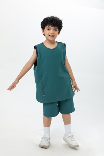 Set thun trơn không tay