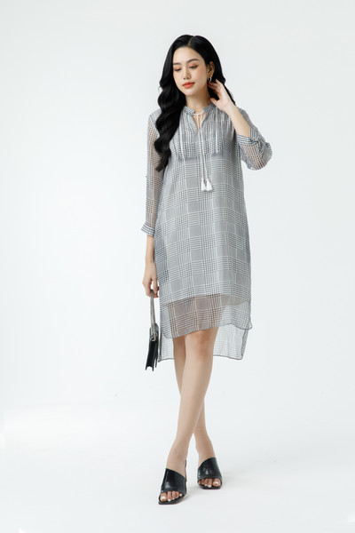 Đầm Chiffon 2 lớp