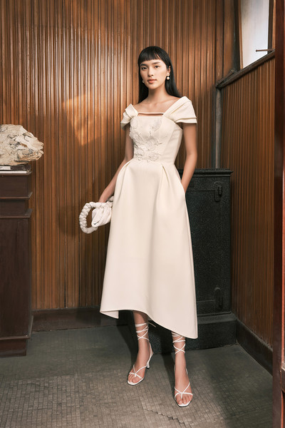 Sarah Dress - Đầm dự tiệc đính hoa
