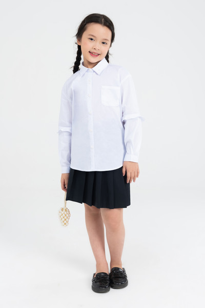 Chân váy xếp ly bé gái