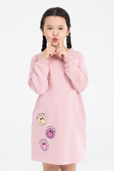 Đầm thun dài tay smile