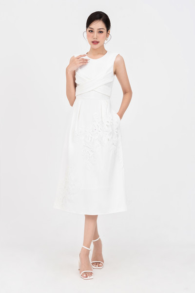 Almira Dress - Đầm dạo phố dáng xòe